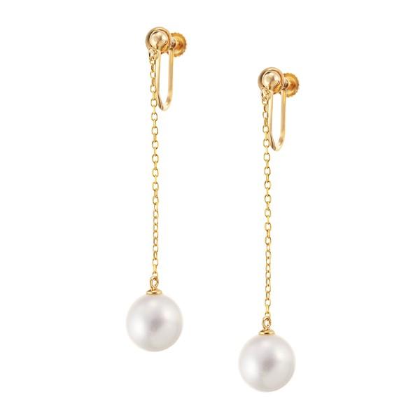 K10イエローゴールド淡水パールイヤリング 7 5mm Rer141 ジュエリーツツミ 通販 Yahoo ショッピング