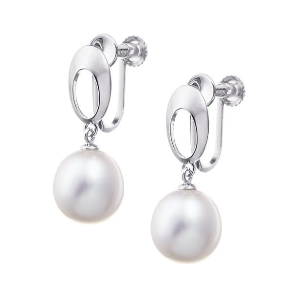 K10ホワイトゴールド淡水パールイヤリング 7 5mm Rer144 ジュエリーツツミ 通販 Yahoo ショッピング