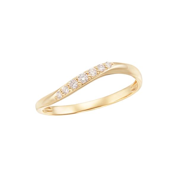 ジュエリーツツミ K10イエローゴールドダイヤモンドリング