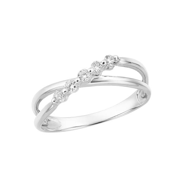 ジュエリーツツミ K10ホワイトゴールドダイヤモンドリング