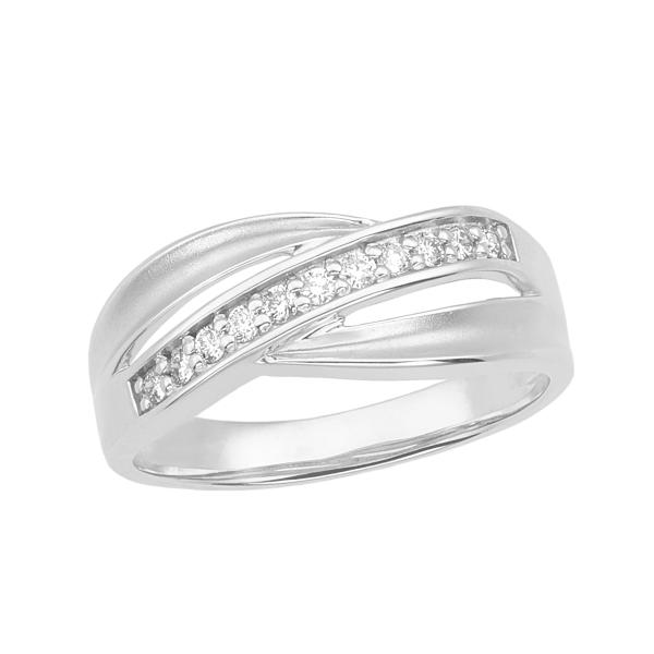 ジュエリーツツミ K10ホワイトゴールドダイヤモンドリング