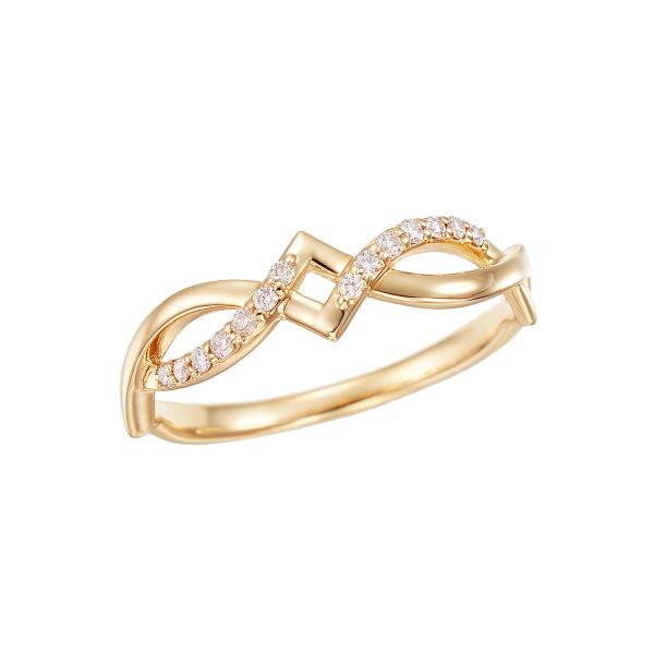 ツツミ　k10 イエローゴールドダイヤモンドリング ジュエリーツツミ K10イエローゴールドダイヤモンドリング