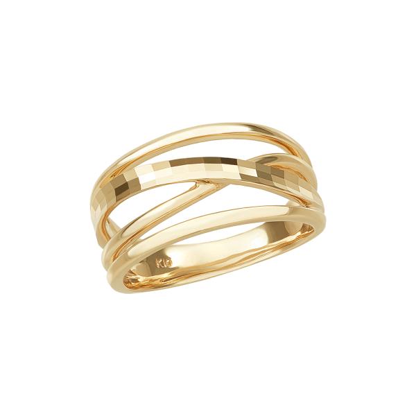 ジュエリーツツミ K10イエローゴールドリング（ピンキーリング