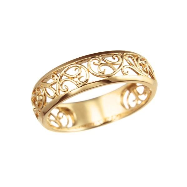 ジュエリーツツミ　k18 イエローゴールドリング 地金リング K18イエローゴールドリング(RFR739)|TSUTSUMI（ジュエリーツツミ