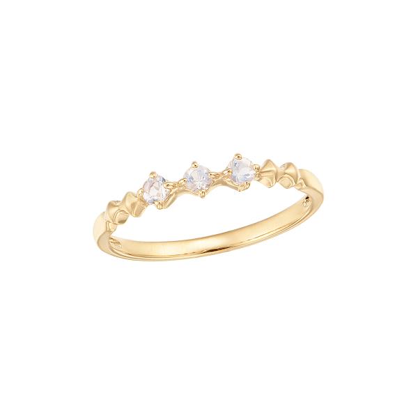 ジュエリーツツミ K10イエローゴールドブルームーンストーンリング