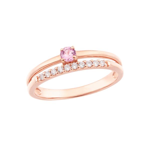 K10MPG レイヤード ピンクトルマリン リング ete K10MPG レイヤード ピンクトルマリン リング 12号 レイヤード