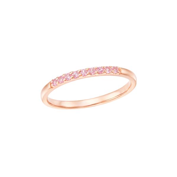 ジュエリーツツミ K10ピンクゴールドピンクサファイアリング（ピンキー