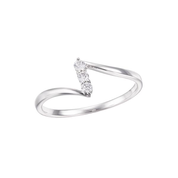 ジュエリーツツミ K10ホワイトゴールドダイヤモンドリング