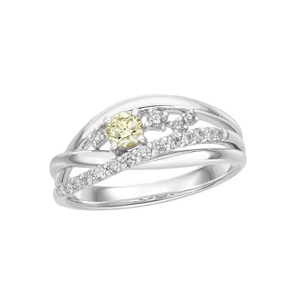 ジュエリーツツミ プラチナ鑑定書付ダイヤモンドリング（0.18カラット