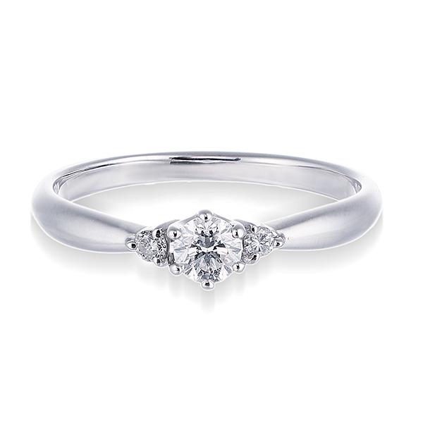 ジュエリーツツミ プラチナ鑑定書付ダイヤモンドリング（0.19カラット