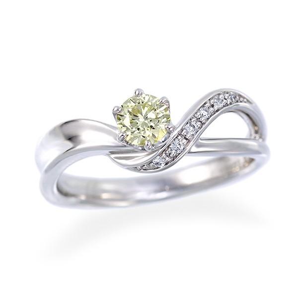 プラチナ鑑定書付ダイヤモンドリング（0.3カラット） :RKR264