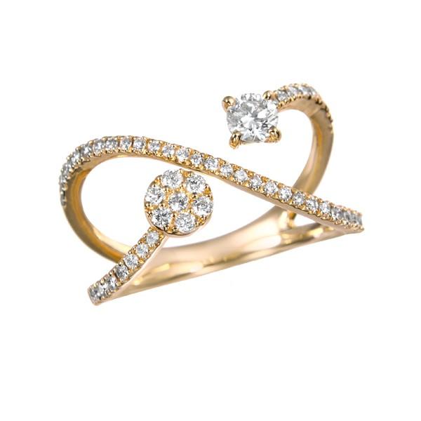 ♡金高騰中♡美品Ｋ18金ダイヤモンドリング　証明書付き ジュエリーツツミ K18イエローゴールド鑑定書付ダイヤモンドリング