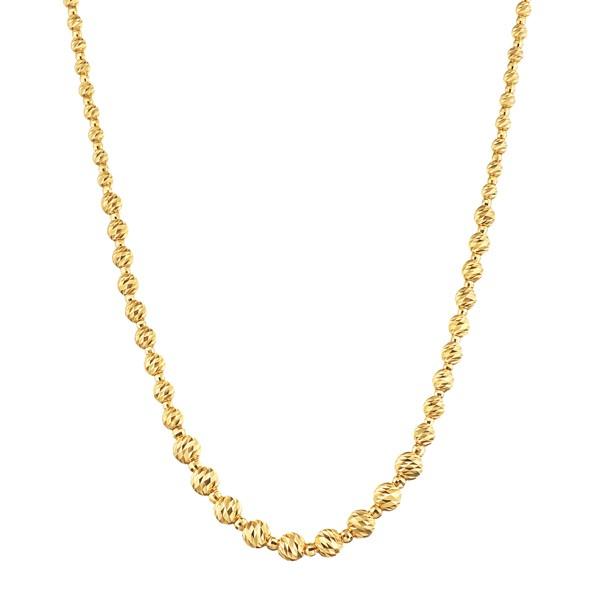 ジュエリーツツミ K18イエローゴールドロングネックレス : ジュエリー