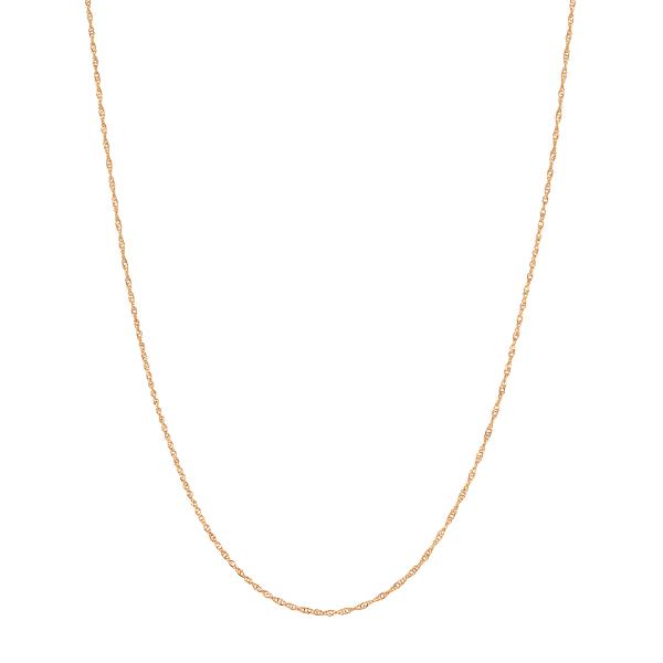 K18イエローゴールドネックレス（45cm）