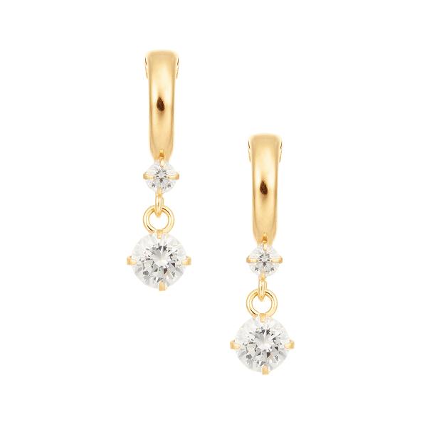 期間限定値下げ　ジュエリーツツミ　k18 YG スタッズ　キューブ　ピアス 期間限定値下げ ジュエリーツツミ k18 YG スタッズ キューブ