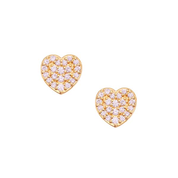 専用❗️ツツミ ハート フープピアス　k18 ジュエリーツツミ ダイヤ ピアス ジュエリーツツミ K18イエローゴールドダイヤモンドピアス