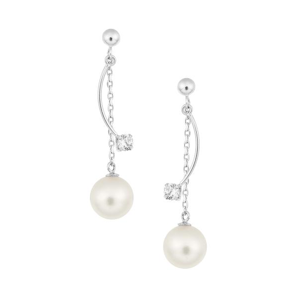 淡水パール アメリカンピアス ホワイトゴールド K10 WG K10 淡水パールアメリカンピアス（ピアス） | OPAQUE.CLIP