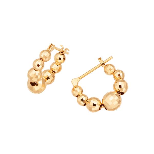 ツツミ K18イエローゴールドピアス K18イエローゴールドダイヤモンド