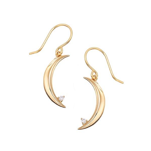 ジュエリーツツミ K10イエローゴールドダイヤモンドピアス