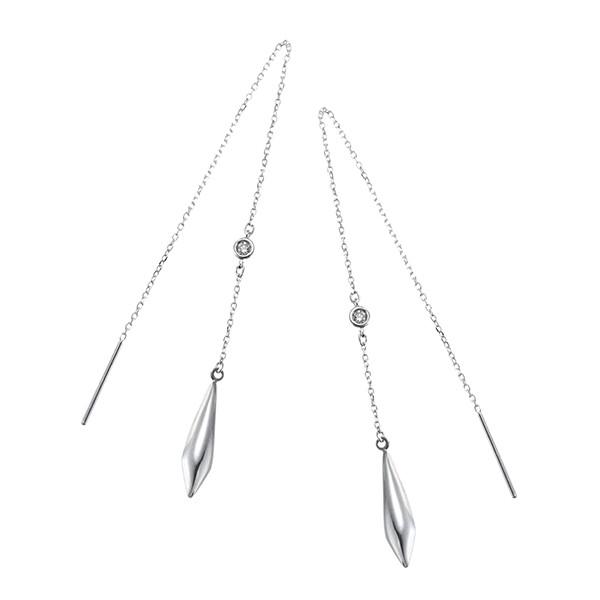 ジュエリーツツミ プラチナダイヤモンドピアス : ジュエリーツツミ