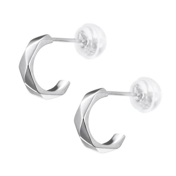 ジュエリーツツミ K10ホワイトゴールドピアス : ジュエリーツツミ