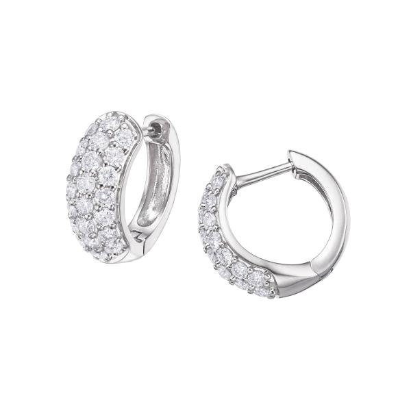 ジュエリーツツミ プラチナダイヤモンドピアス : ジュエリーツツミ