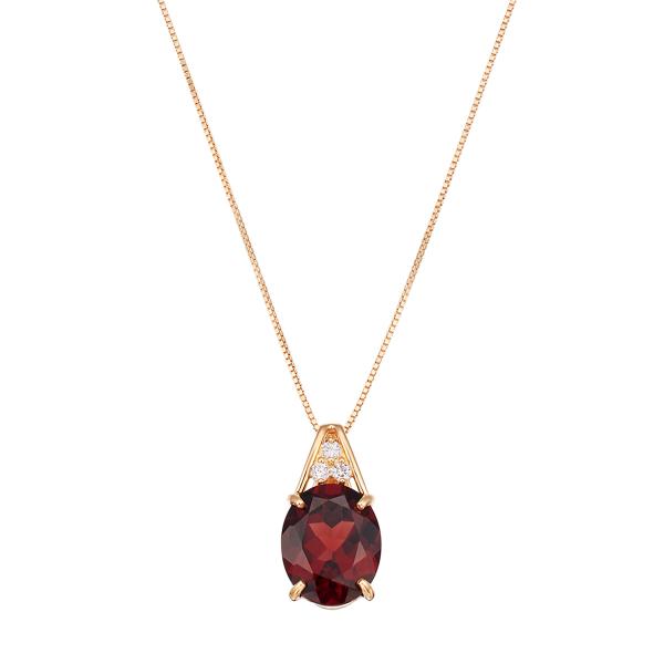 ジュエリーツツミ K18イエローゴールドアルマンダインガーネット