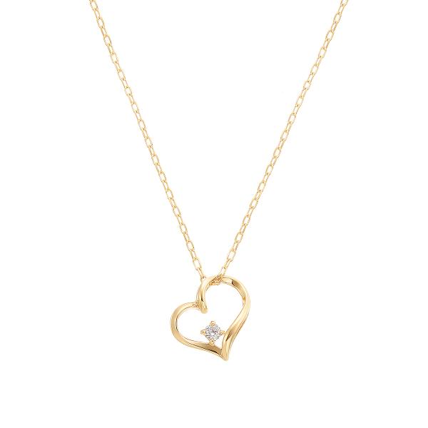 新品♡TSUTSUMI K10ゴールド ネックレス♡ ジュエリーツツミ K10イエローゴールドダイヤモンドネックレス