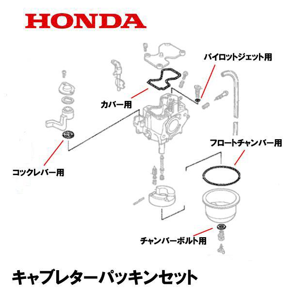 キャブレターパッキンセット・コックレバー用・パイロットジェット用・フロートチャンバー用・チャンバーボルト用・カバー用上記5点セットです適合機種：BF20 1004843〜1099999 BF2AH 〜1099999 BF2AK 110000...