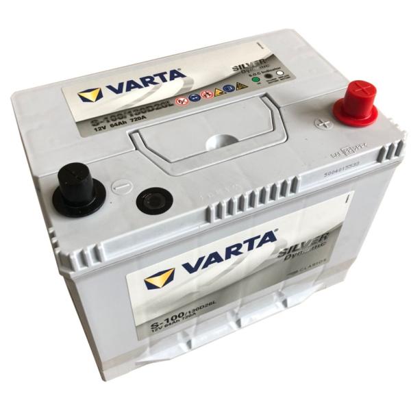 VARTA S-100 130D26L シルバーダイナミック バッテリー 12V 64Ah 720A ランディ トレジア エクストレイル キューブ ジューク ス