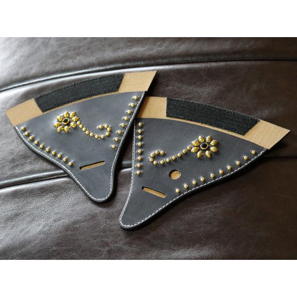 TT&CO.ヘルメット専用】any motorcycleスタッズイヤーパッド フラワー