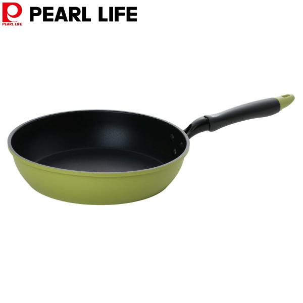 【オンライン限定】パール金属 軽い 軽量 フライパン 26cm ガス火 IH対応 PFOA PFOS フリー 有害物質不使用 ブルーダイヤモンドコート (ピスタチオ・グリーン)