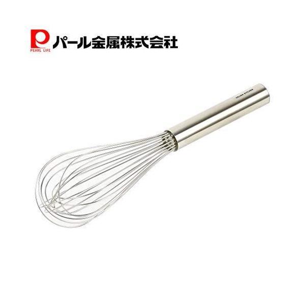 パール金属 デリッシュキッチン ステンレス製泡立て器 30cm CX-53 シルバー