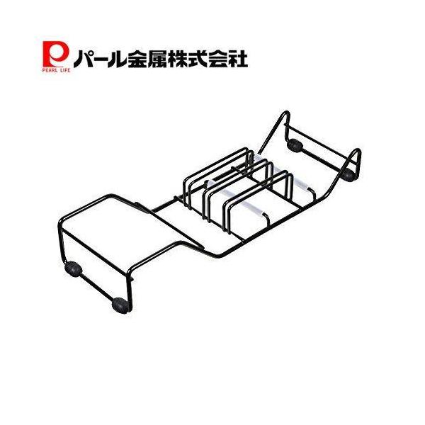 【商品概要】包丁をまとめてスッキリ収納キッチンの引き出しにも入ります包丁の刃を守るシリコーンゴム製の保護カバー付包丁の柄元から先端までの長さが130mm~180mmくらいの包丁が置けます【スペック】 色:ブラック製品サイズ:(約)幅95×奥...