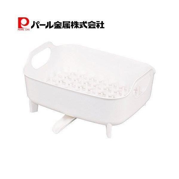 【商品概要】凸目皿でお皿やコップはもちろん、ペットボトルも立てて水切りできるノズルを伝って水が排水されるので、バスケットに水がたまらない排水栓付なので、目皿を取れば洗桶として使える別売りのHB-1324 水切りポケット レッド、HB-132...