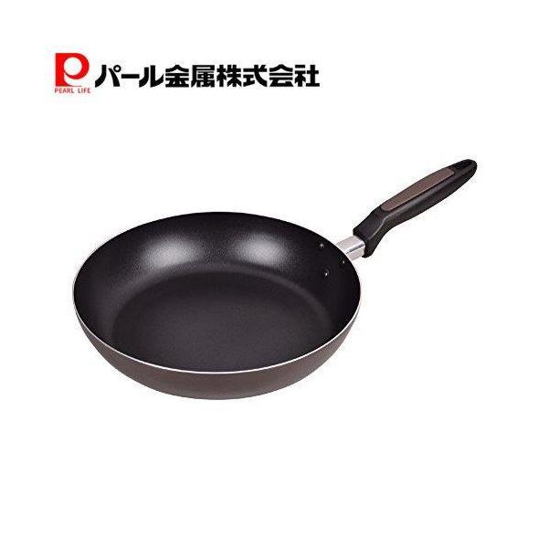 パール金属 フライパン 28cm IH対応 フッ素加工 ニューチャコ HB1664