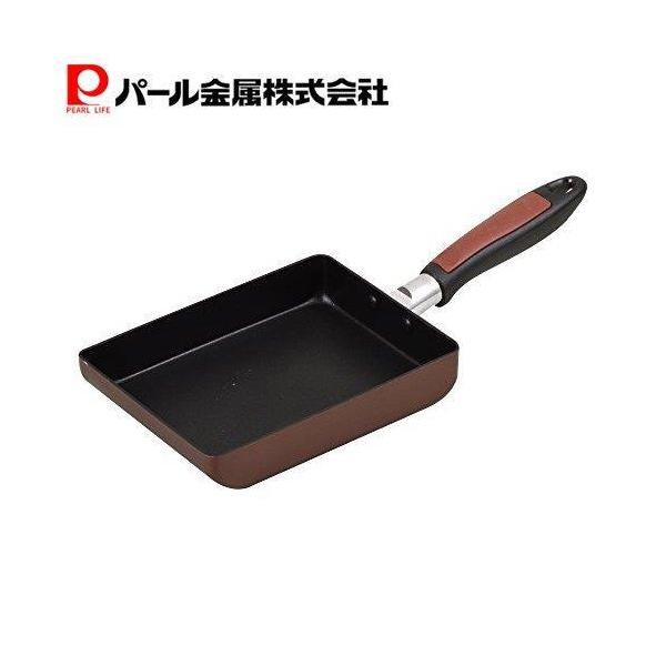 パール金属 ふっ素加工 玉子焼 13×1cm IH対応 軽わざパン HB-3795