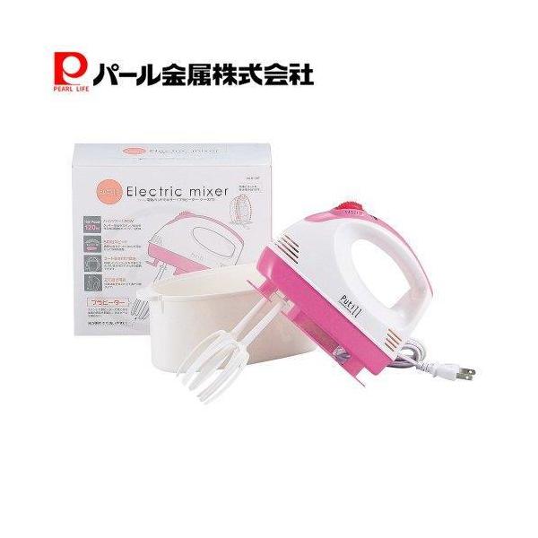 【商品概要】先が割れてて、洗いやすい！プラビーターなので、ステンレス製ビーターだと気になる金属の異音を軽減し、ボールが傷みません。ハイパワー120Wなので、クッキー生地やスポンジ生地を作るのに最適です。5段階スピード調整で、適度な泡立て、か...