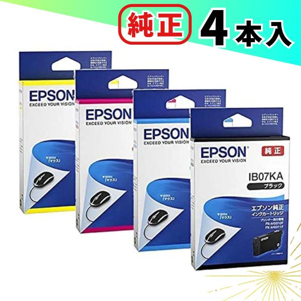 エプソン インク 純正 マウス4色セット IB07 : TT