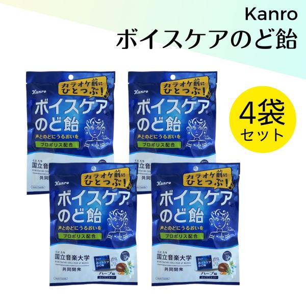 ボイスケアのど飴 70g×4袋 カンロ 喉飴