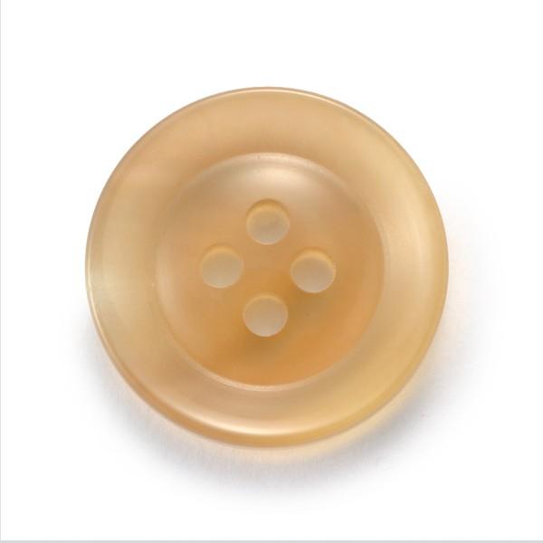 水牛ボタンK-250 COLOR.1 ベージュ 18mm 老舗テーラー御用達スーツボタン専門店の高級ボタン