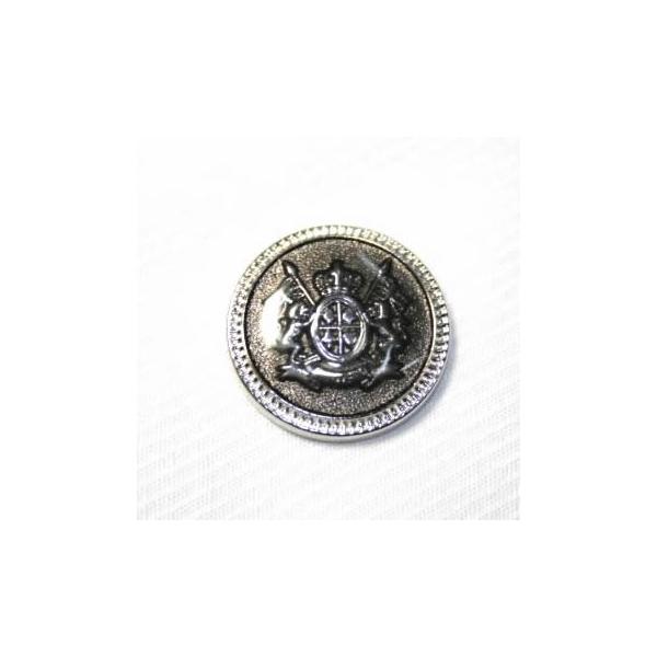 メタルボタンMM-5・シルバー・21mm 紳士服スーツジャケットの20mmや21mmスーツの前ボタンの取替えに