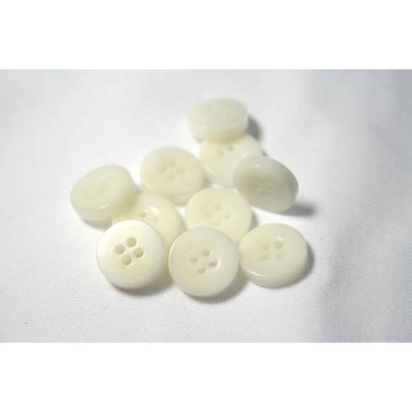 ナットシャツボタン COLOR．1 11.5mm NUT-110 単品 老舗テーラー御用達スーツボタン専門店の高級ボタン
