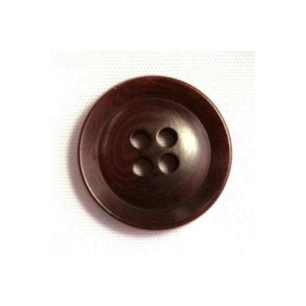 ナットボタン631 COLOR．48ダークブラウン  23mm 老舗テーラー御用達スーツボタン専門店の高級ボタン