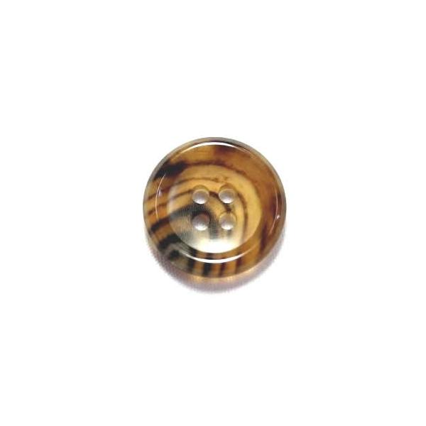 水牛ボタンK-150 COLOR．7A  ライトブラウン23mm T93980 老舗テーラー御用達スーツボタン専門店の高級ボタン