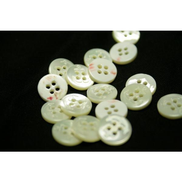 高瀬貝シャツボタン11.5mm