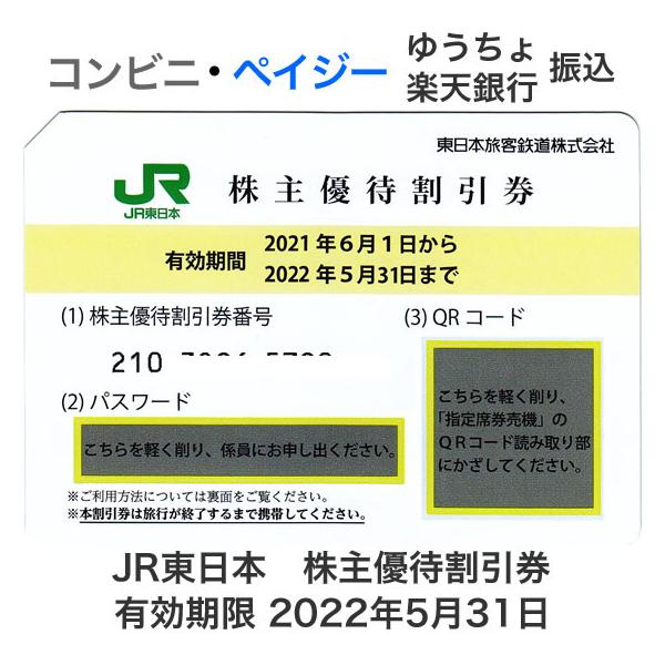 JR東日本 株主優待券 有効期限2022年5月31日 :y-jreast21:T&Tプラザ 