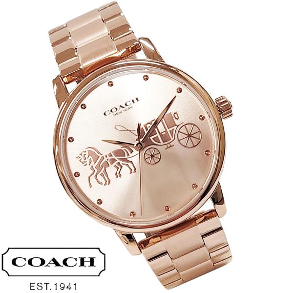 COACH コーチ 時計 腕時計 レディース 36mm フェイス ローズ COACH コーチ 時計 腕時計 レディース 36mm フェイス ローズ