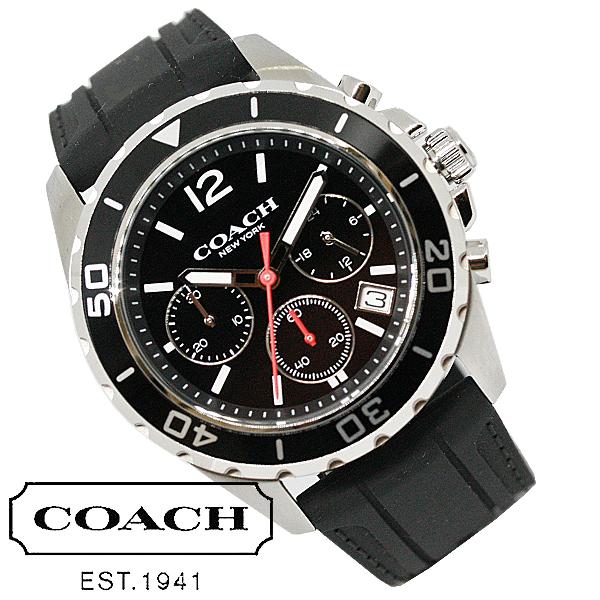 COACH（コーチ） 腕時計 メンズ 時計 ブラック クロノグラフ COACH