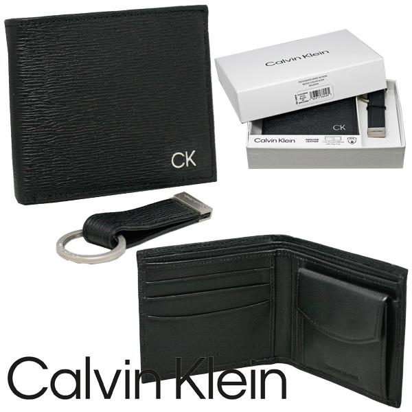 ck Calvin Klein カルバンクライン 折り財布 キーリング セット ギフト
